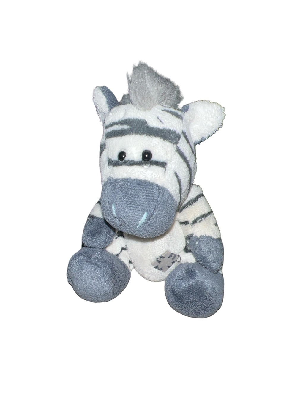 My Blue Nose Friends No.8 Chip the Zebra 4" Plush Carte Blanche Beanbag Toy